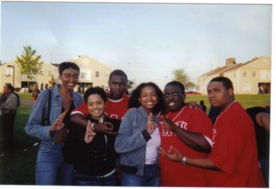Sorors with the men of KAPsi
